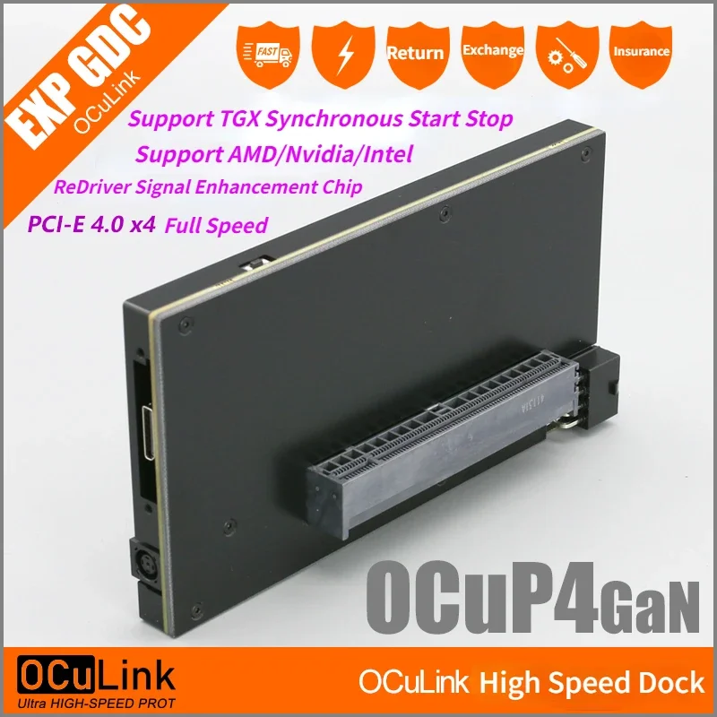 External Gpu Dock Pcie 4.0 Oculink - OCuP4GaN OCuLink GPU Dock Case com