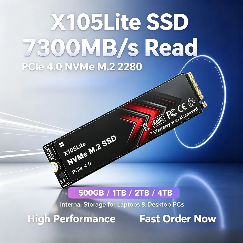 NOVO X105Lite 500GB-4TB PCIe 4 - M.2 Nvme 4Tb Pcie 4.0 Ssd avaliação e preço