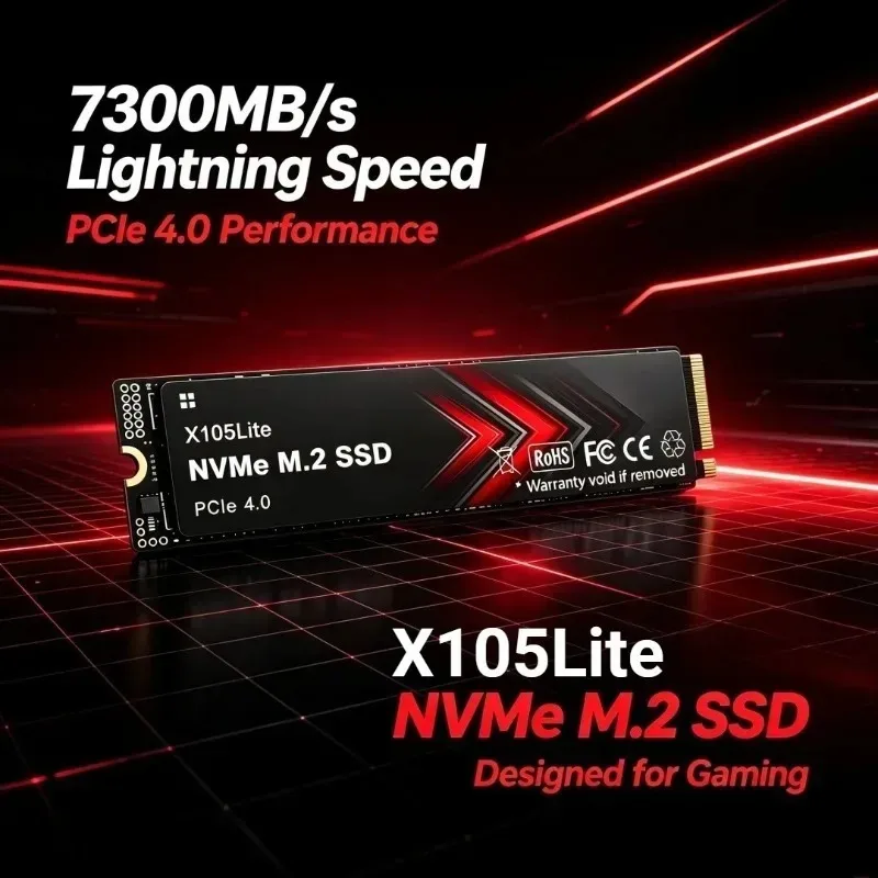 NOVO X105Lite 500GB-4TB PCIe 4 - M.2 Nvme 4Tb Pcie 4.0 Ssd avaliação e preço