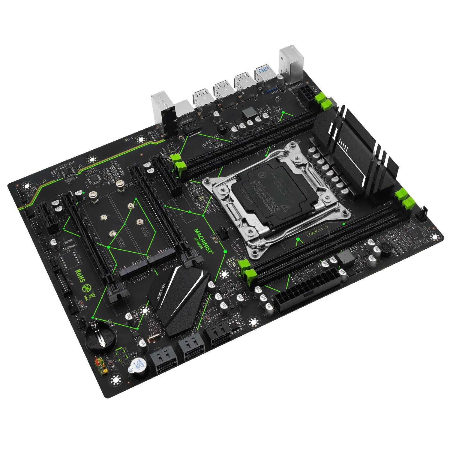 MACHINIST E5 MR9A V1.0 X99 Sup - X99 Dual Cpu Motherboard Combo avaliação e preço