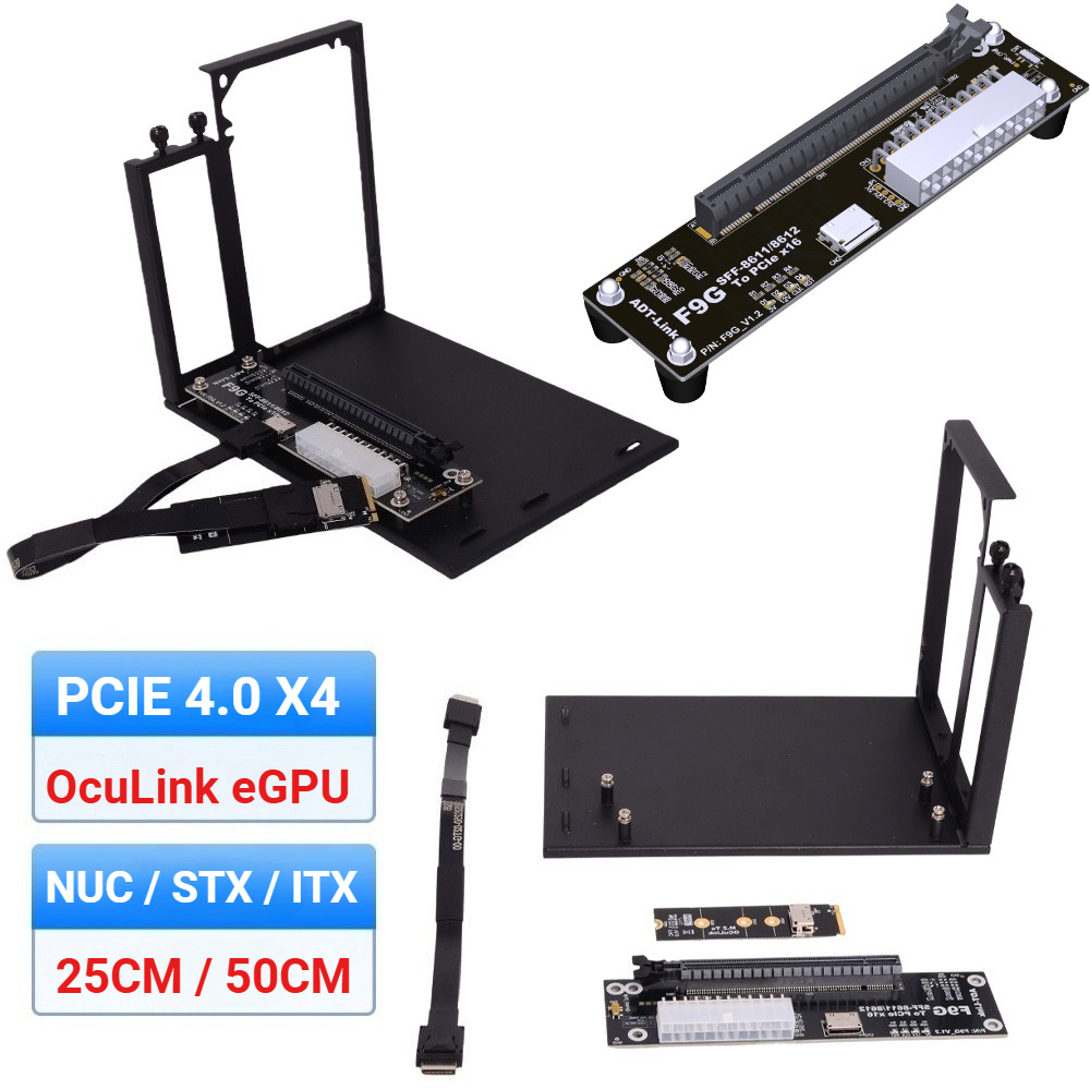 F9G-BK7 egpu oculink gpu dock  - External Gpu Dock Pcie 4.0 Oculink avaliação e preço